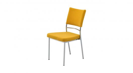 İpek Sarı Nikel Sandalye